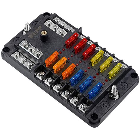 12 volt distribution fuse box|aftermarket fuse box for car.